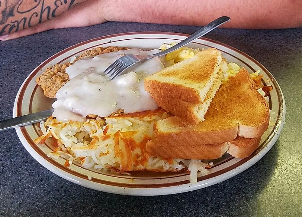 Chicken Fried Steak and Eggs