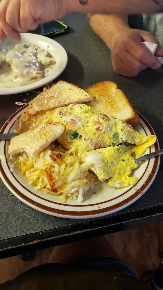 Veggie Omelette Add Fajita Meat